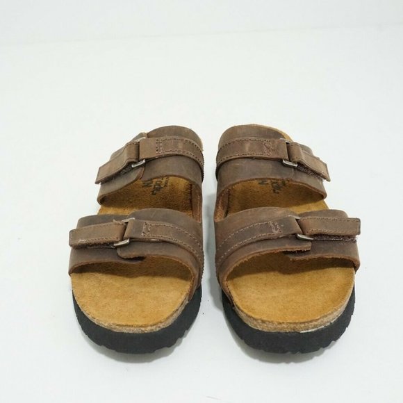 🆕Naot Platform Slip On Comfort Sandal Brown - Picture 2 of 8